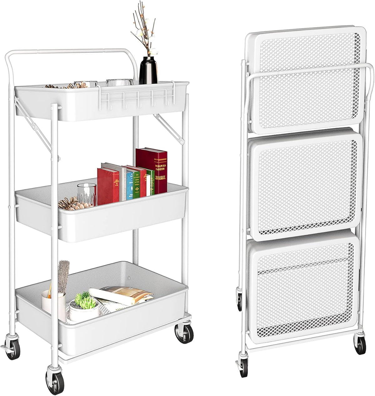 3 Tier Rolling Cart with Wheels G20066