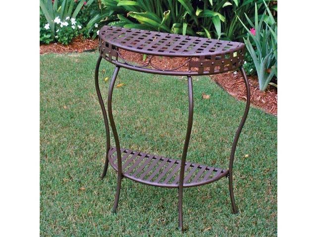 2-Tier Half Moon Table P211