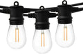 2 Pack 48ft Outdoor String Lights with 2W Shatterproof LED Bulbs J5272