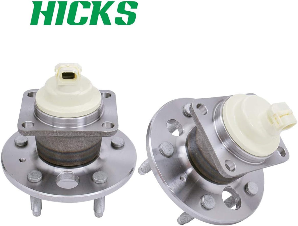 Rear Wheel Bearing and Hub Assemblies Pair with ABS 5 Lug B1546