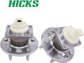 Rear Wheel Bearing and Hub Assemblies Pair with ABS 5 Lug B1546