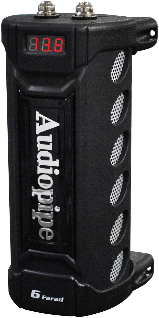 Black 6 Farad Capacitor with Digital Display H191