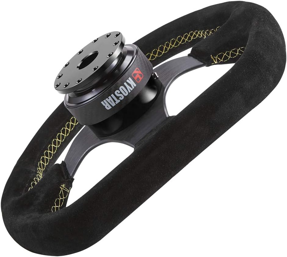 Steering Wheel Quick Release Hub Adapter with Carbon Fiber Ring H83288