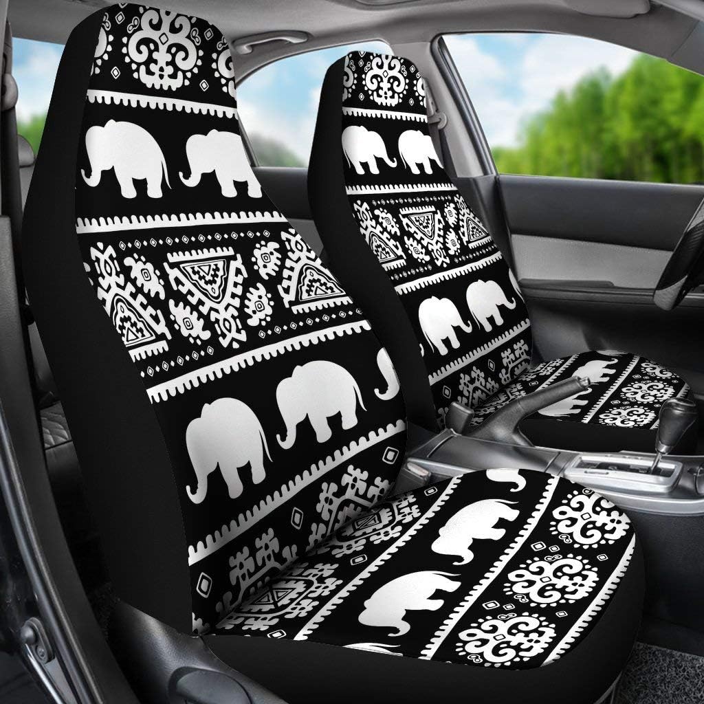 Blue Sea Turtle Print Car Seat Covers Set of 2 U858913