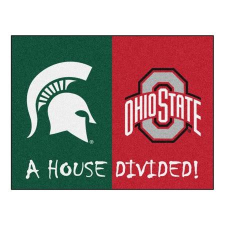 Michigan State Ohio State 33.75 inch x 42.5 inch Nylon Non-Skid Mat F9307