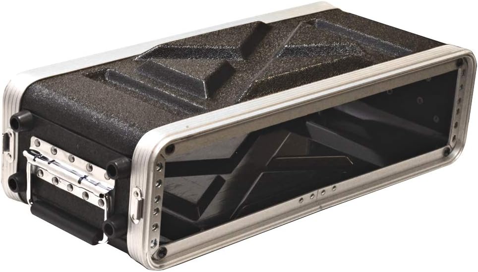 Lightweight 2 Space Compact ABS Rack Case K3524
