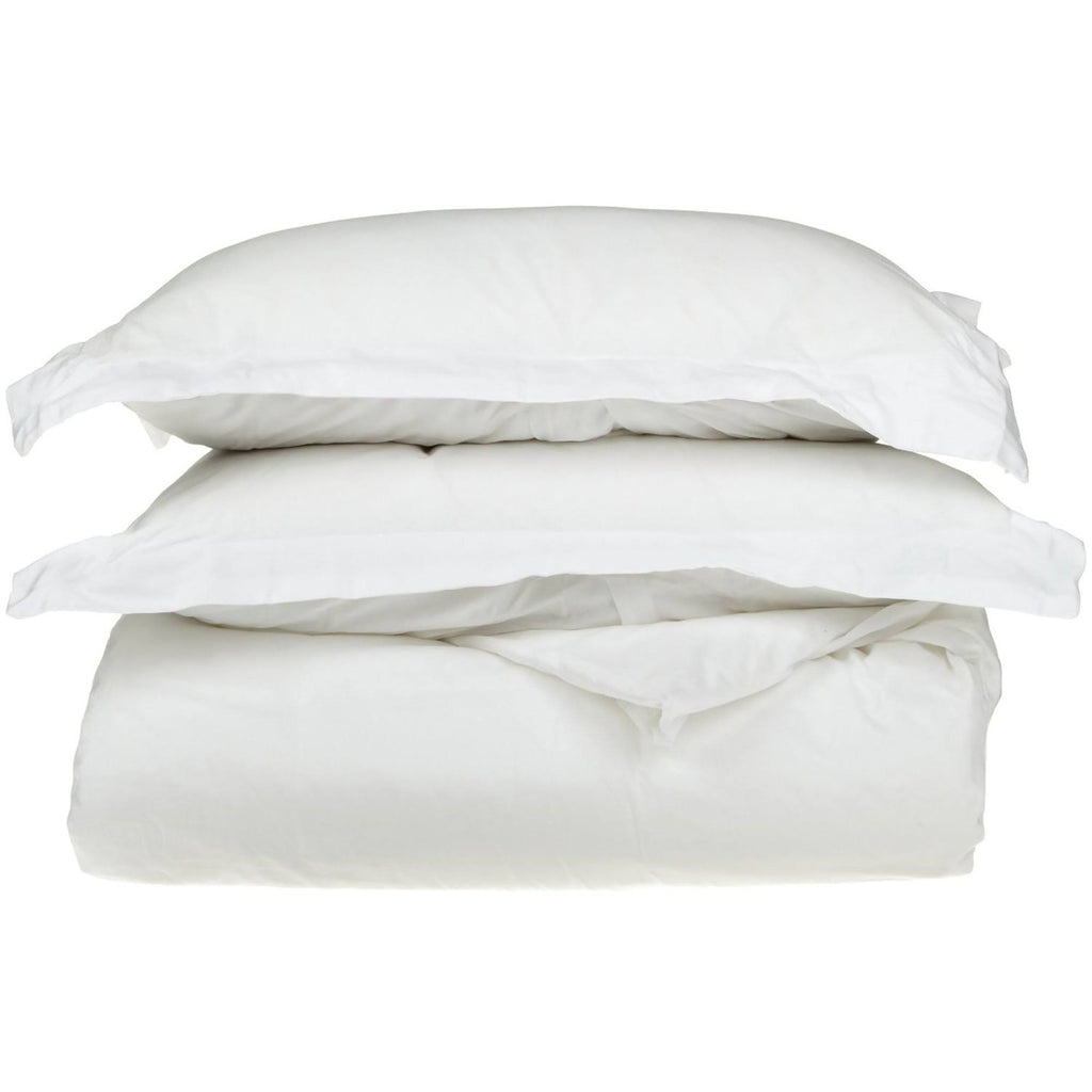 King/California King Ivory Egyptian Cotton 650 Thread Count Duvet Cover Set F601836