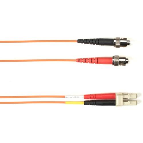 Black Orange Multimode Fiber Optic Cable 10M J3648