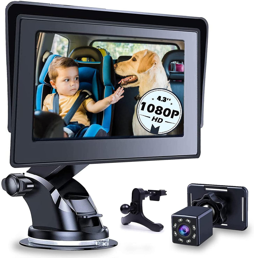 Baby Car Mirror with 4.3 Monitor Night Vision B386847