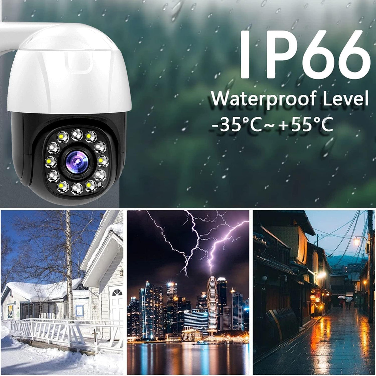 5MP PTZ Outdoor WiFi IP Camera A810