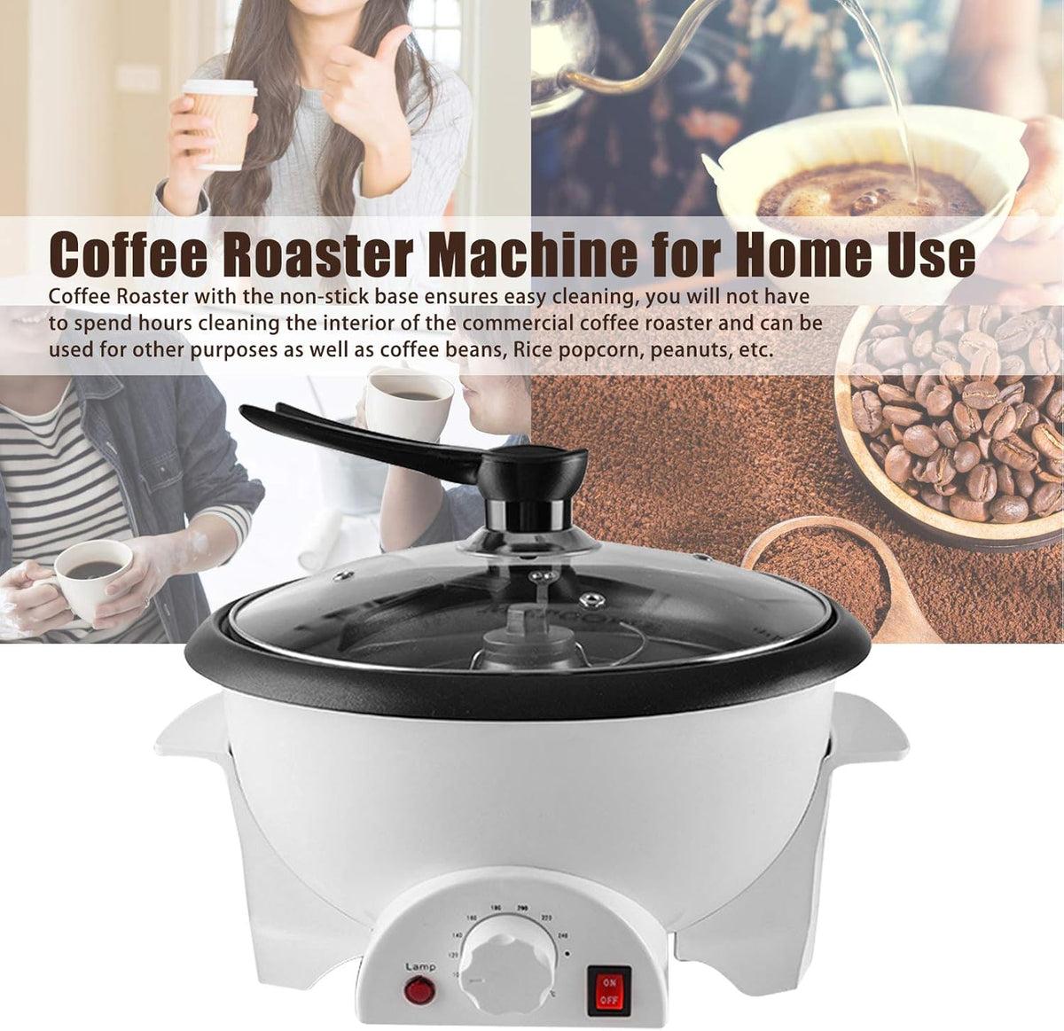 Electric Coffee Roaster Machine 110V W96726