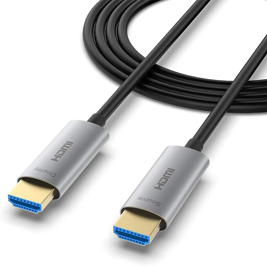 50ft Fiber Optic HDMI Cable 4K@60Hz HDR ARC 18Gbps E80984
