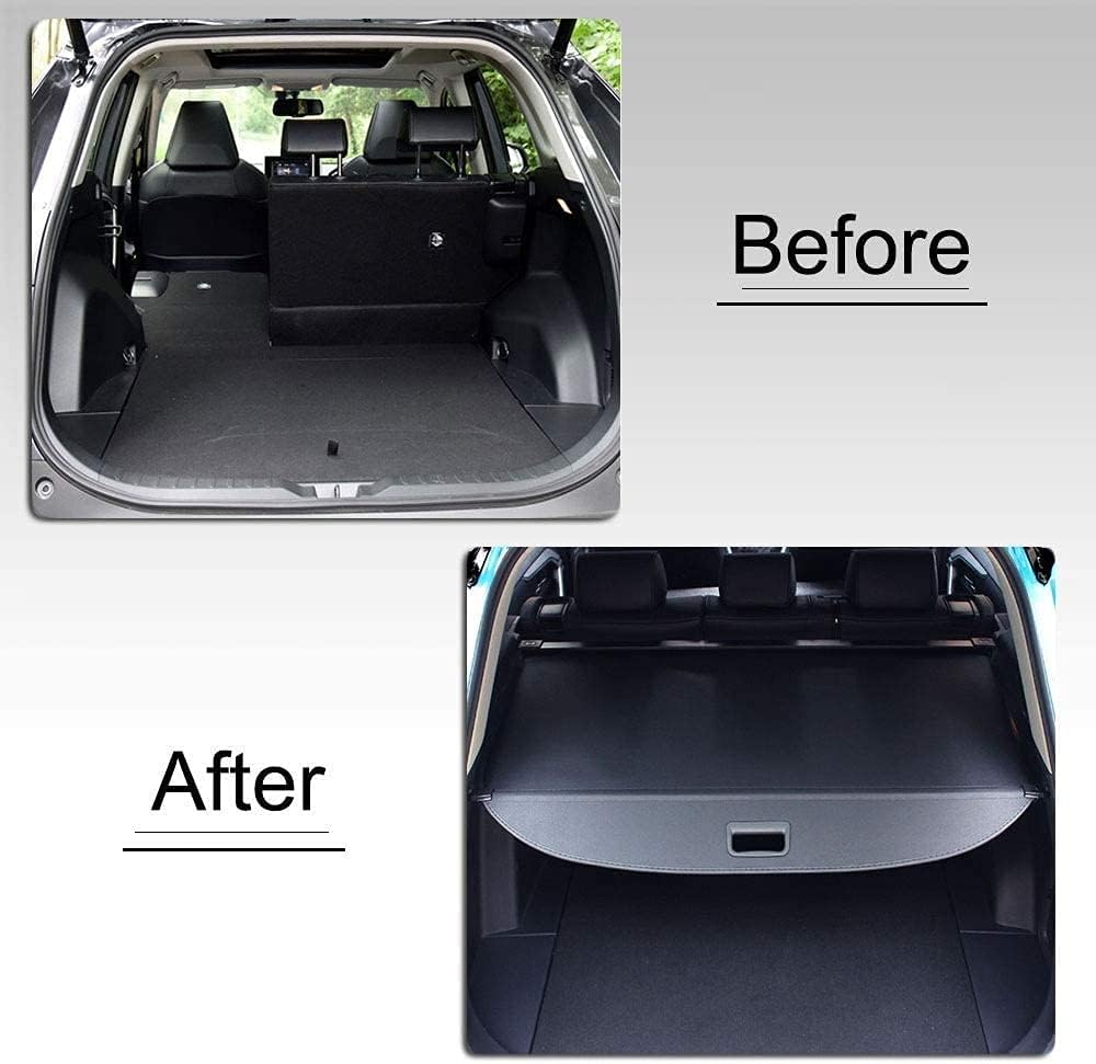 Black Retractable Cargo Cover Q144