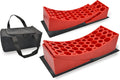 Camper Leveler Chocks RV Leveling Ramp Blocks Kit Red Pack of 2 S4583