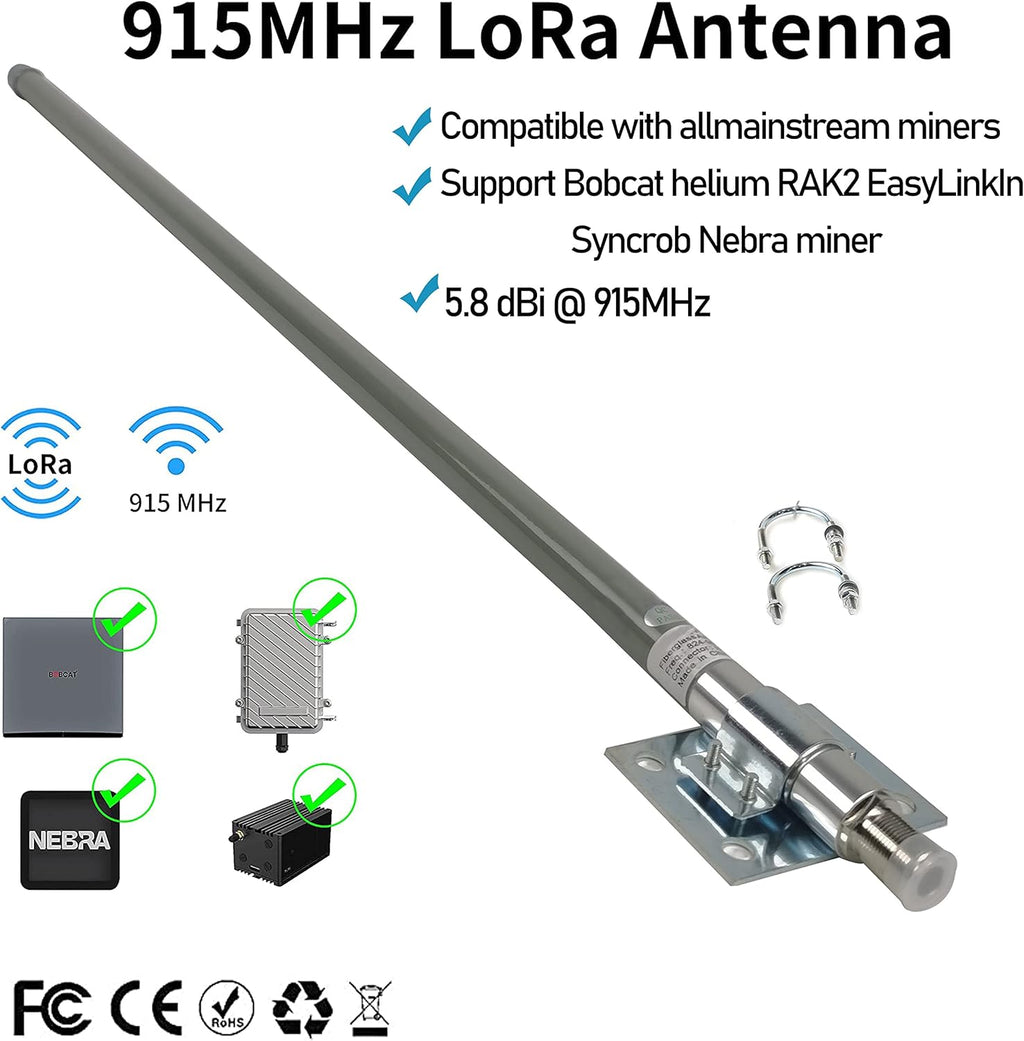 915MHz 5.8dBi Outdoor Omni Antenna X892