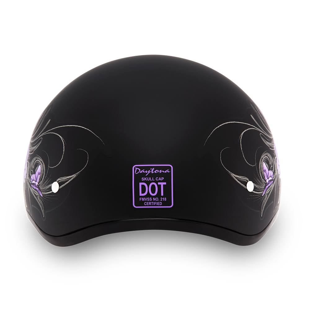 Black Small Half Face Helmet J203