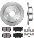 281 mm 5 Lug Brake Disc Rotors + Ceramic Brake Pads + Clips A803638