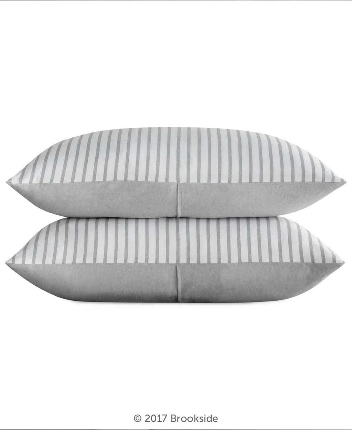 Striped Reversible Chambray Down Alternative Comforter Set Twin XL O99941