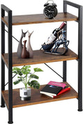 3-Tier Wood and Metal Bookshelf L535