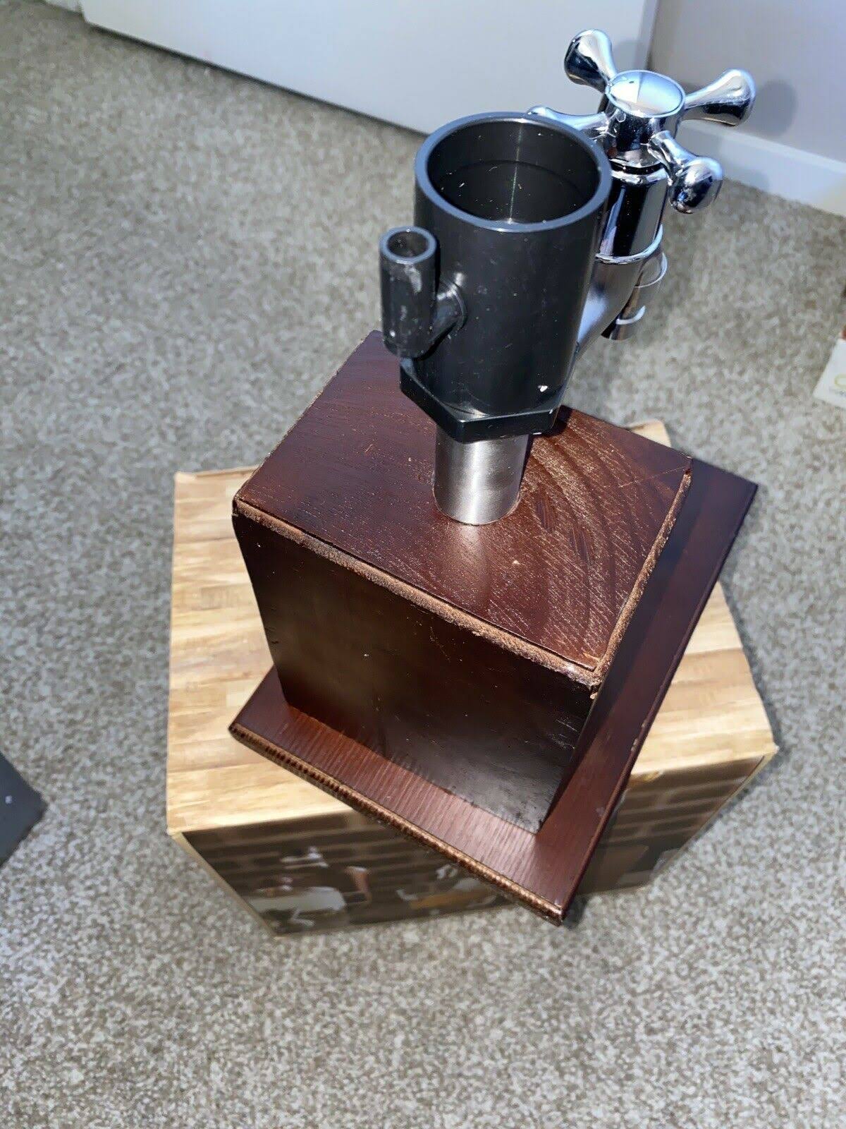 Vintage Wood Drink Dispenser Z36188