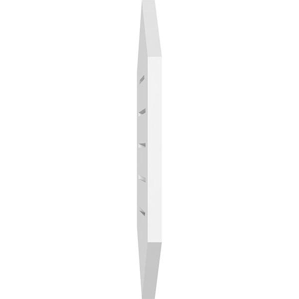 Vertical Peaked Surface Mount PVC Gable Vent Y640940