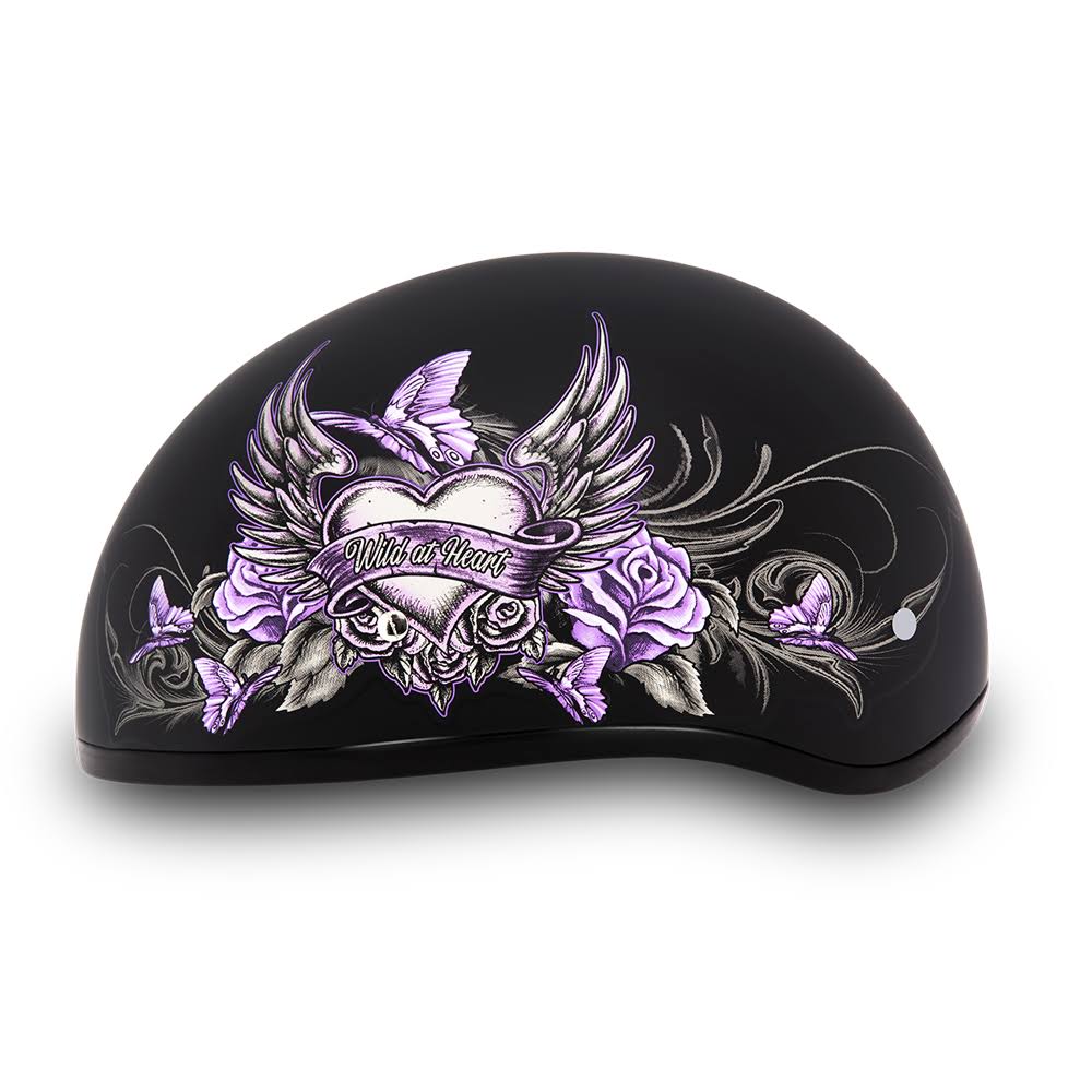 Black Small Half Face Helmet J203