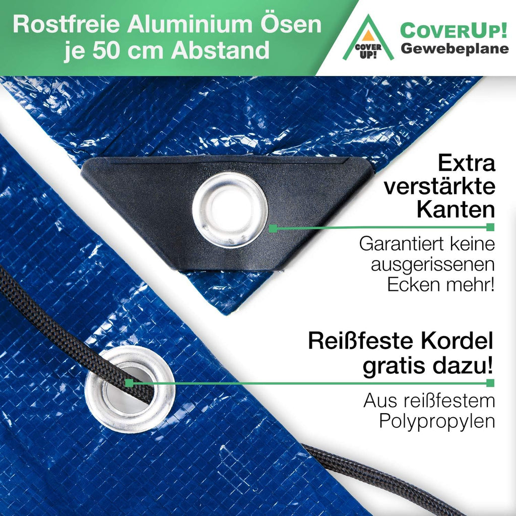 20 x 30 Waterproof Heavy Duty Tarp with Rope T131