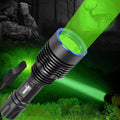 Green Tactical Flashlight Rechargeable Picatinny Mount O2617