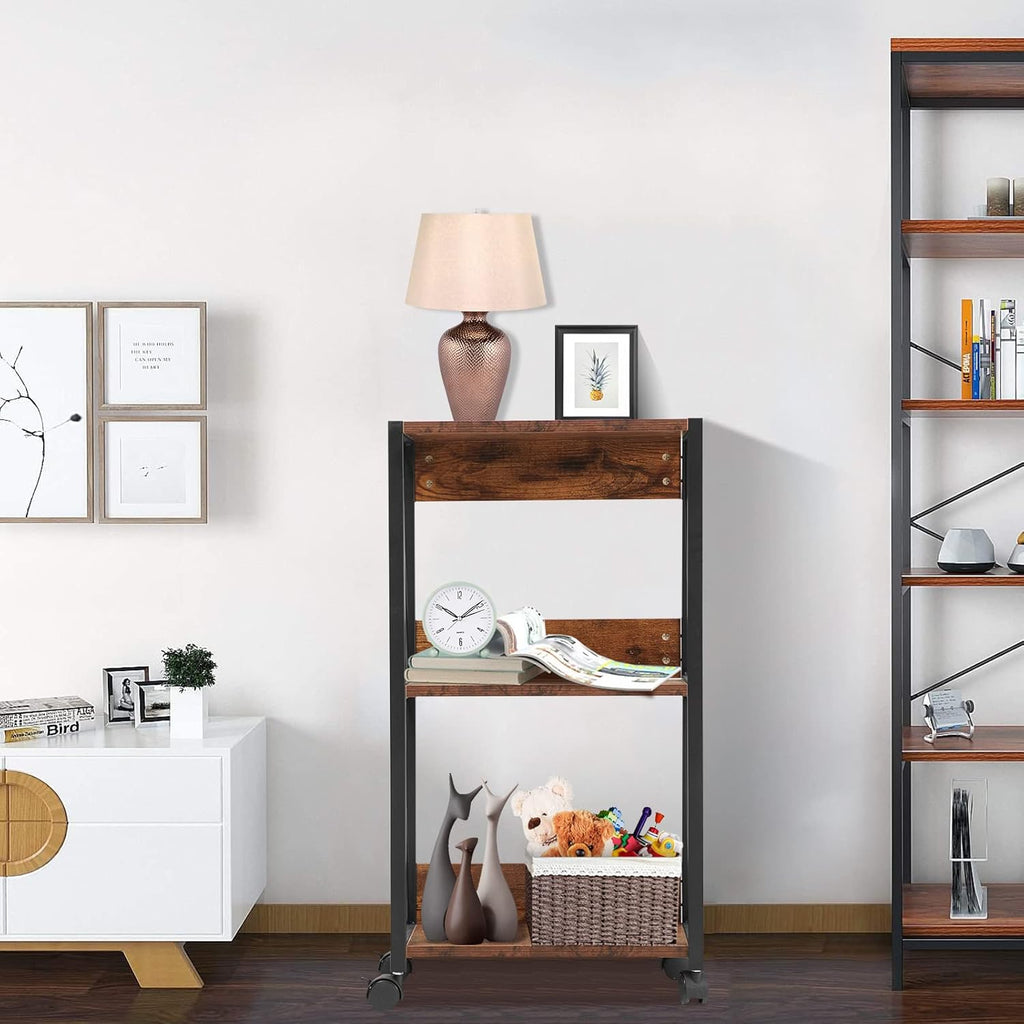 3-Tier Rolling Printer Cart with Storage Q277785
