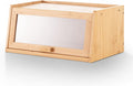 Bamboo Bread Box with Cutting Board E197349