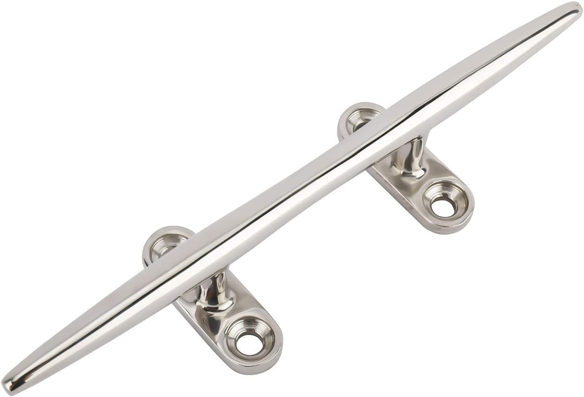 2 Pack 8 inch Casted 316 Stainless Steel Open Base Cleat Z6894