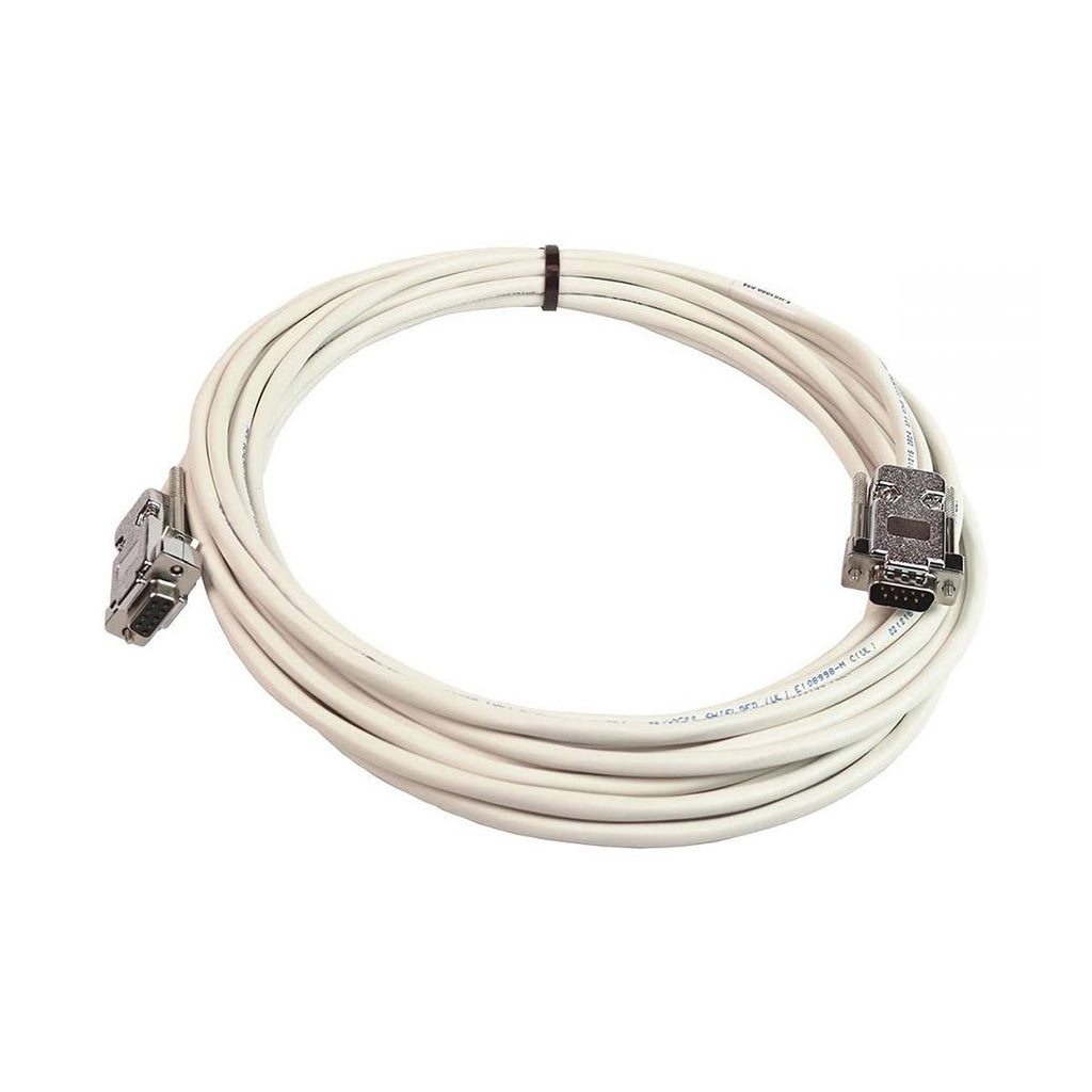 DB9 Male to Female Thru Plenum White Cable 75ft A171600