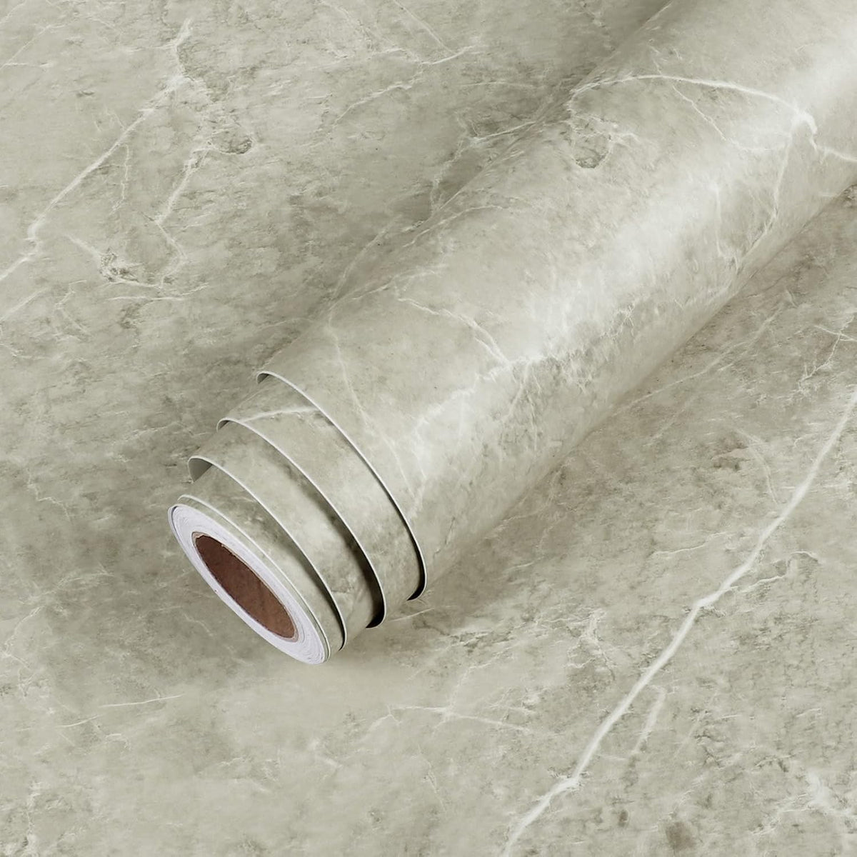 160 x 36 Inch Taupe Marble Peel and Stick Contact Paper J63213