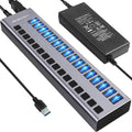 16 Ports USB 3.0 Data Hub with On/Off Switches and Power Adapter H15337