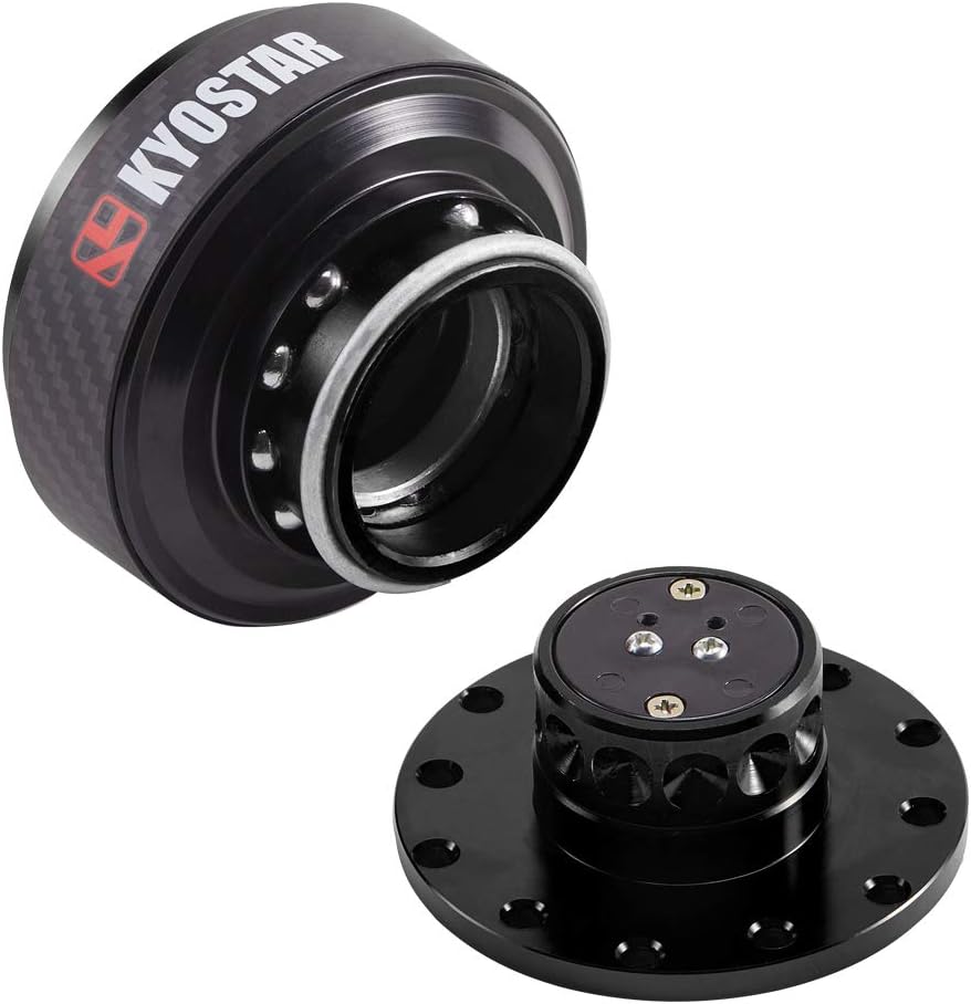 Steering Wheel Quick Release Hub Adapter with Carbon Fiber Ring H83288
