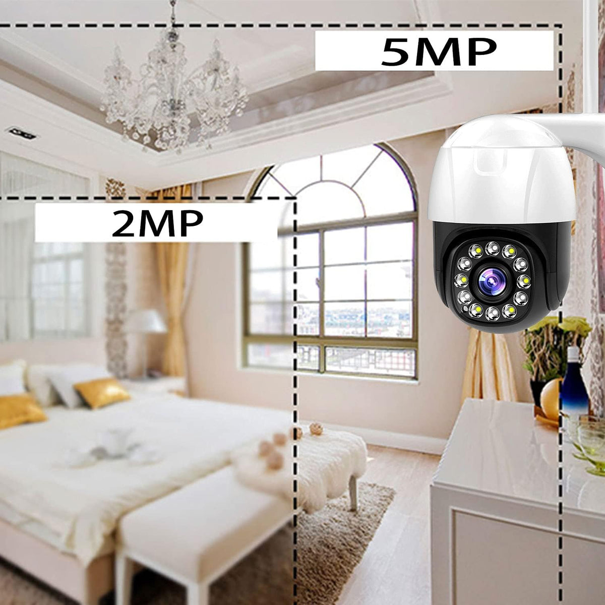 5MP PTZ Outdoor WiFi IP Camera A810