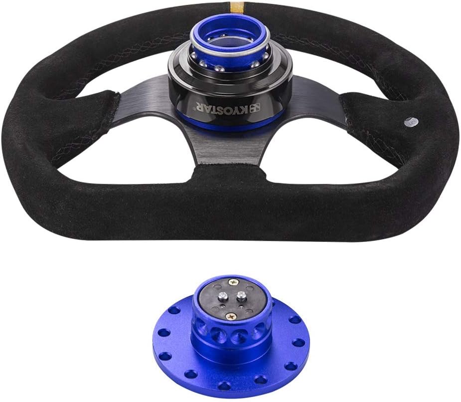 Steering Wheel Quick Release Hub Adapter with Carbon Fiber Ring H83288