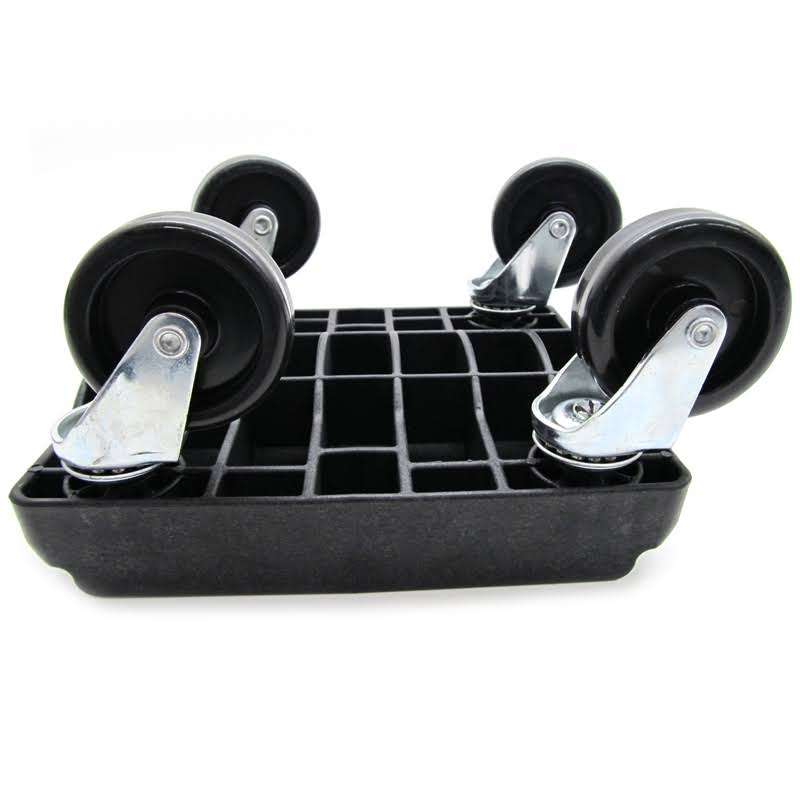 Black Snowmobile Caddy Dolly Wheels H5226