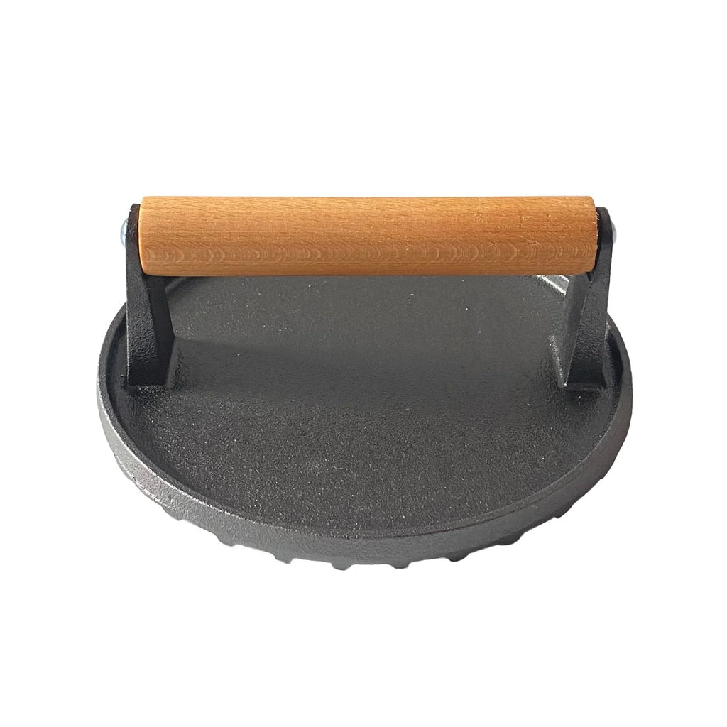 Burger Press with Wooden Handle P5681