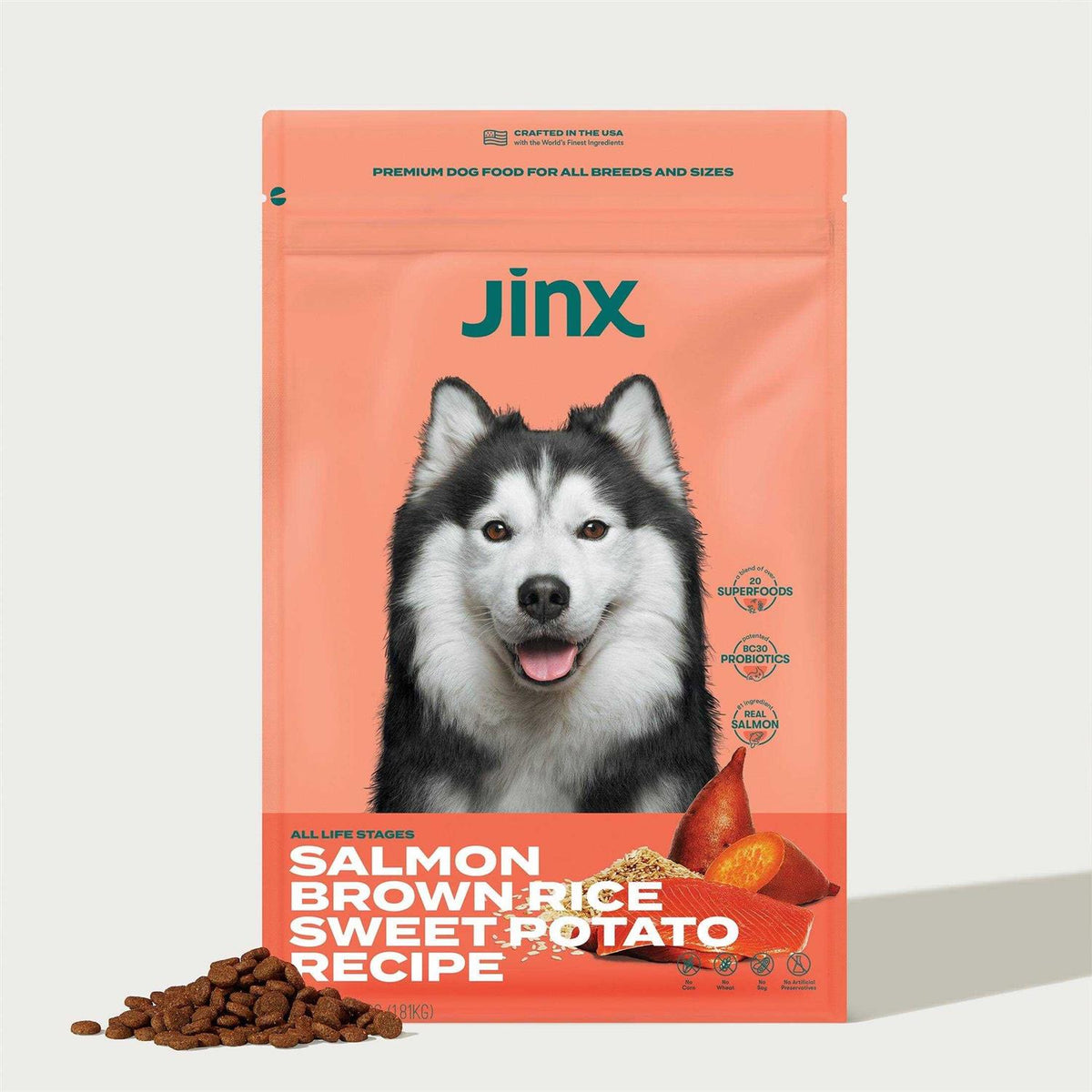 Salmon Brown Rice & Sweet Potato Dry Dog Food F2670