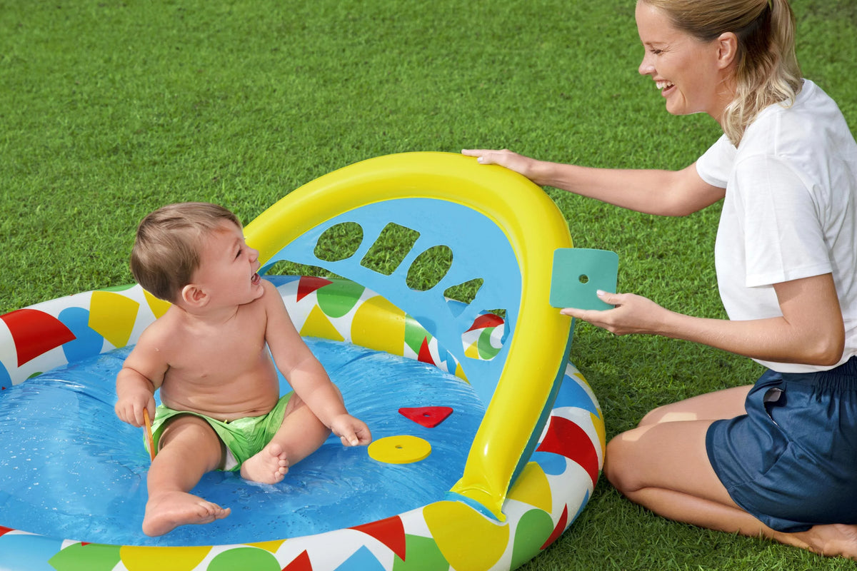Inflatable Kiddie Pool 47” x 46” x 18” I744424