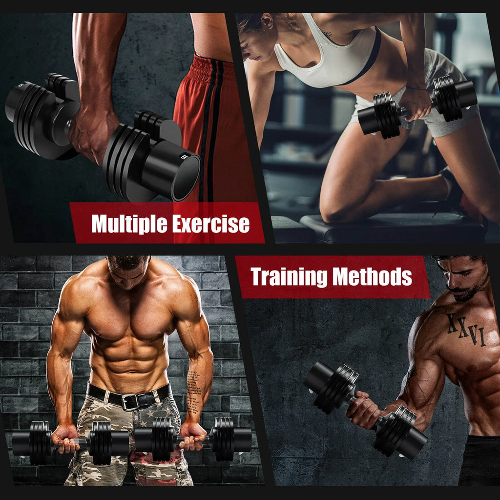 27.5lbs 5-in-1 Adjustable Dumbbell C66936