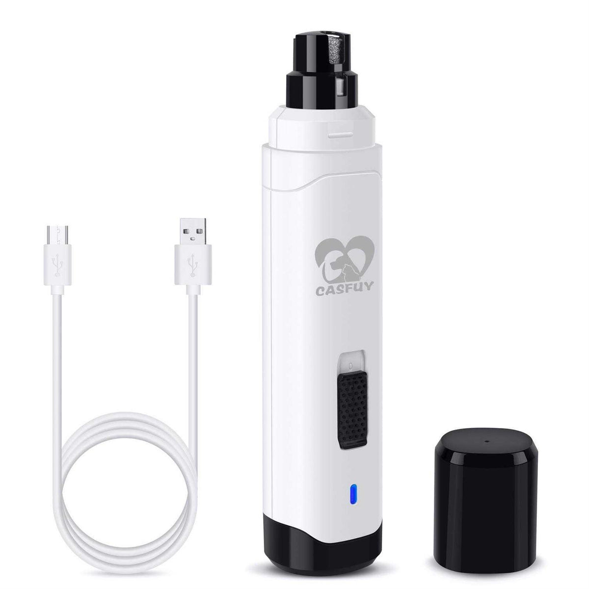Dog Nail Grinder 2-Speed Electric Rechargeable Pet Nail Trimmer P9485