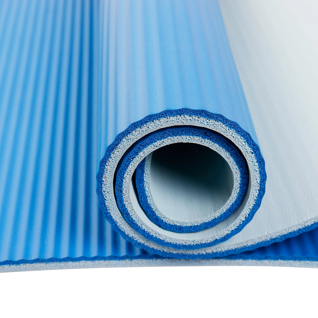 Blue 10mm NBR Foam Fitness Mat with Carry Strap J177402