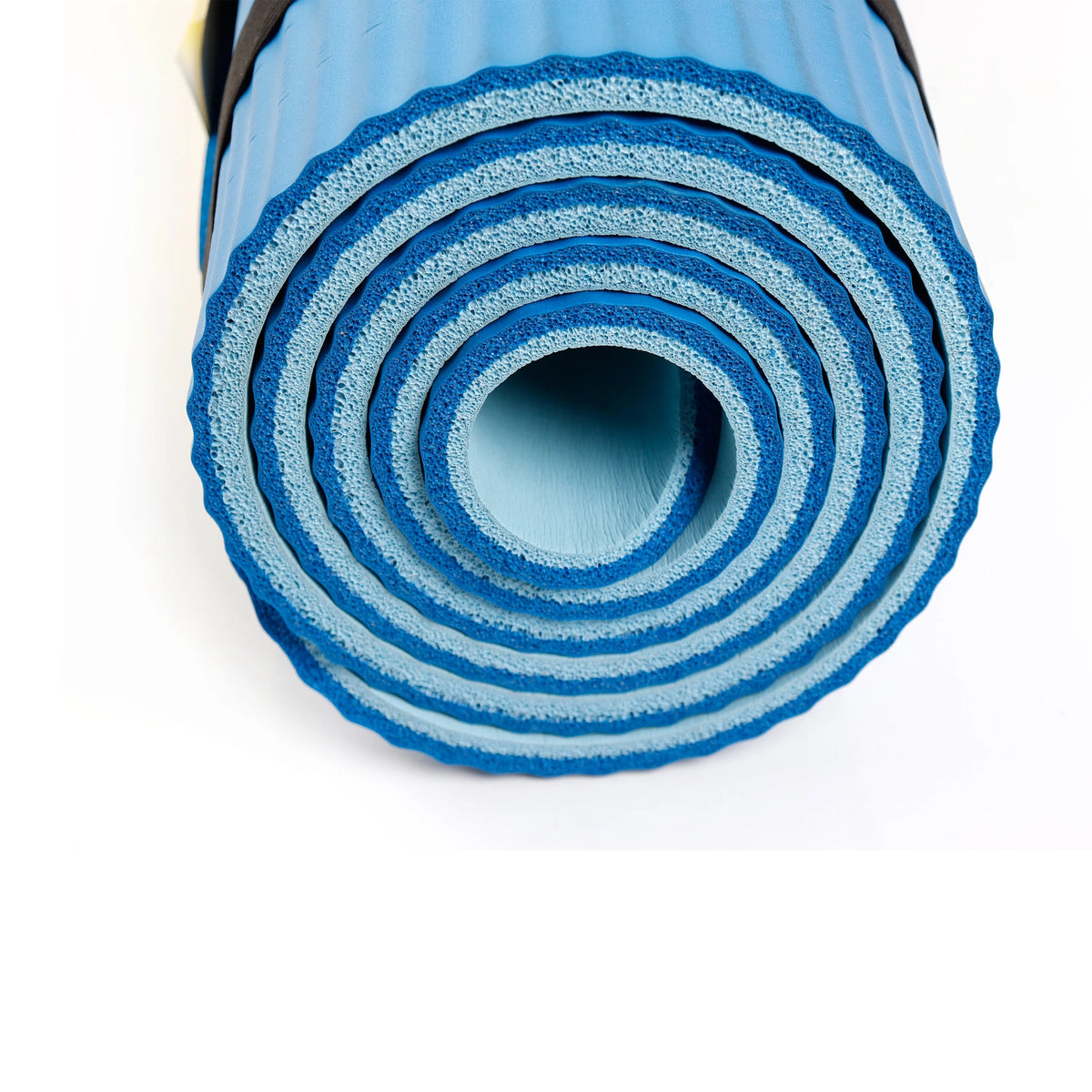 Blue 10mm NBR Foam Fitness Mat with Carry Strap J177402