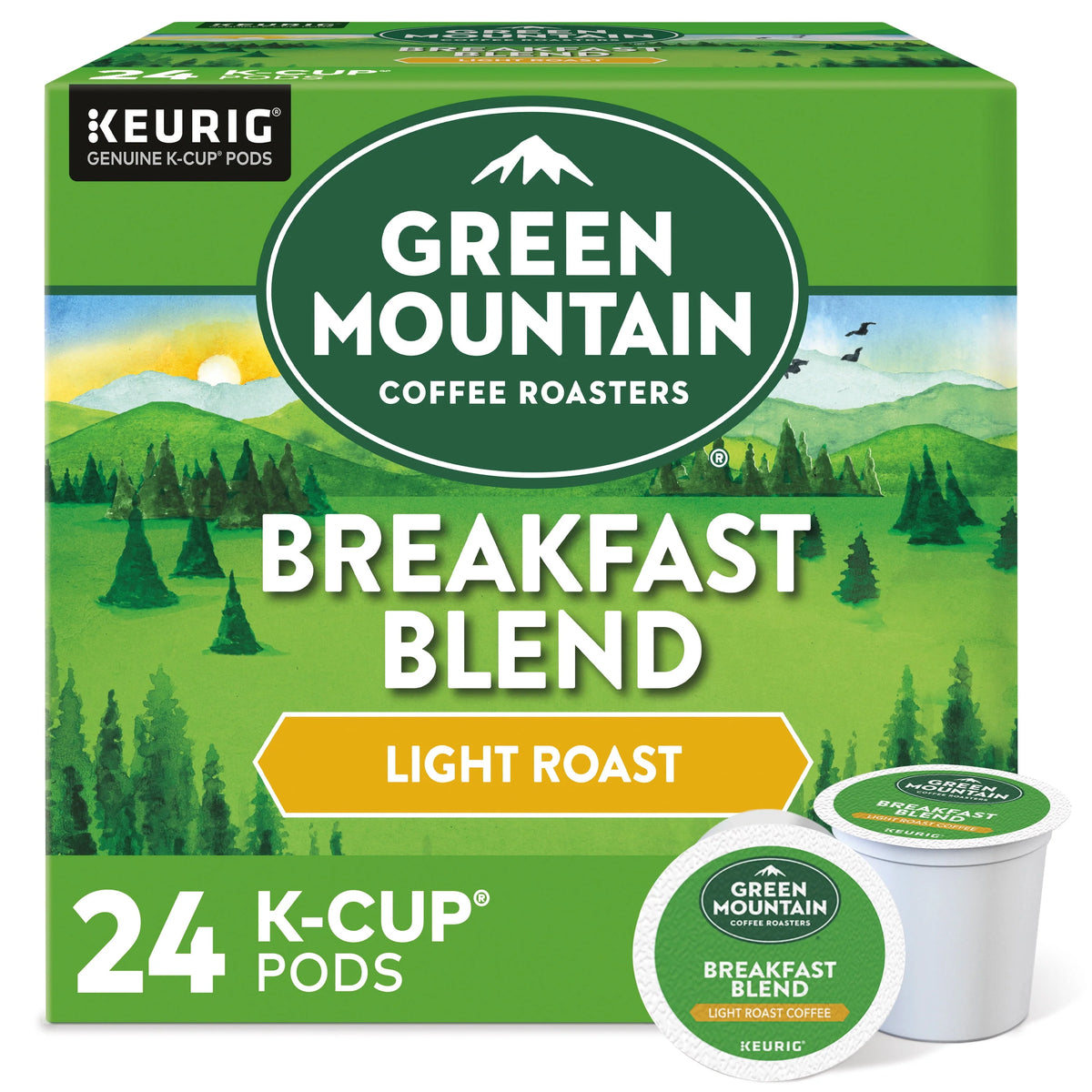 Light Roast K-Cup Coffee Pods, 24 Count X89331