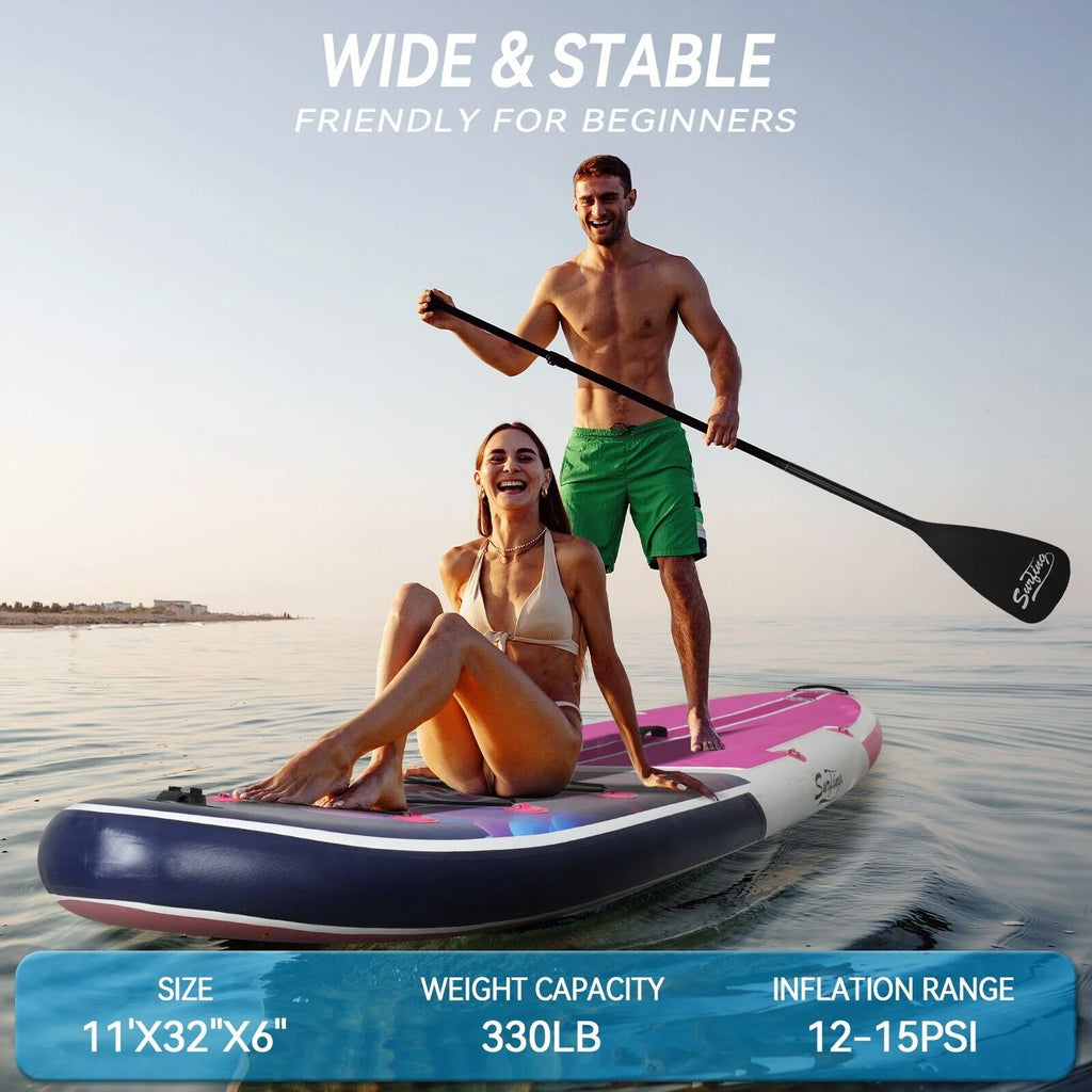 11 Ft Blue Inflatable Paddle Board S253