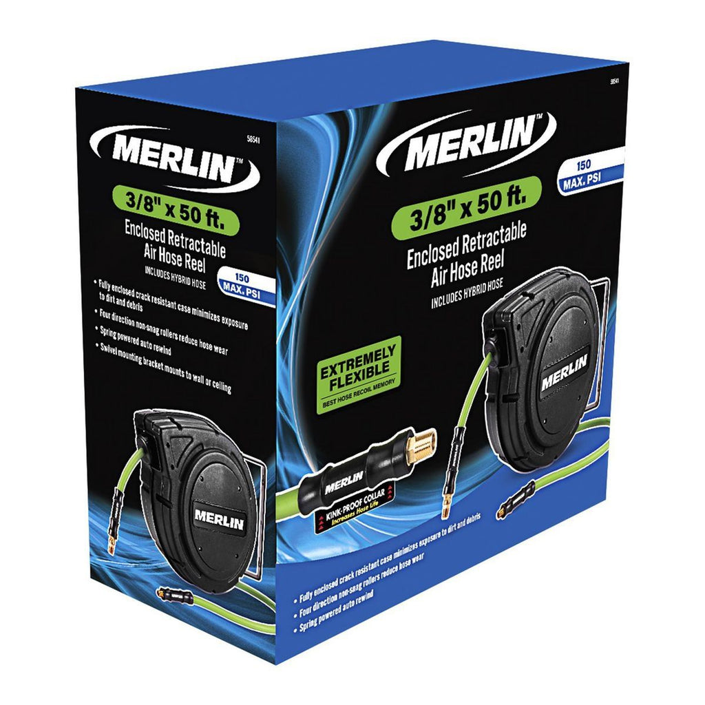 3/8 in. x 50 Ft. Retractable Air Hose Reel H884