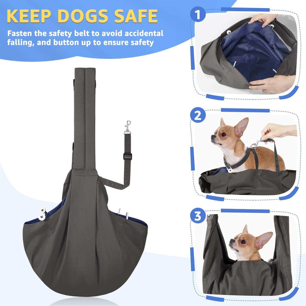 Dog Carrier Sling Adjustable Shoulder Strap Z36602