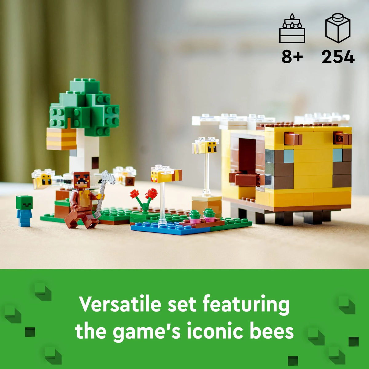Minecraft Building Set with Buildable House and Animal Figures F9141